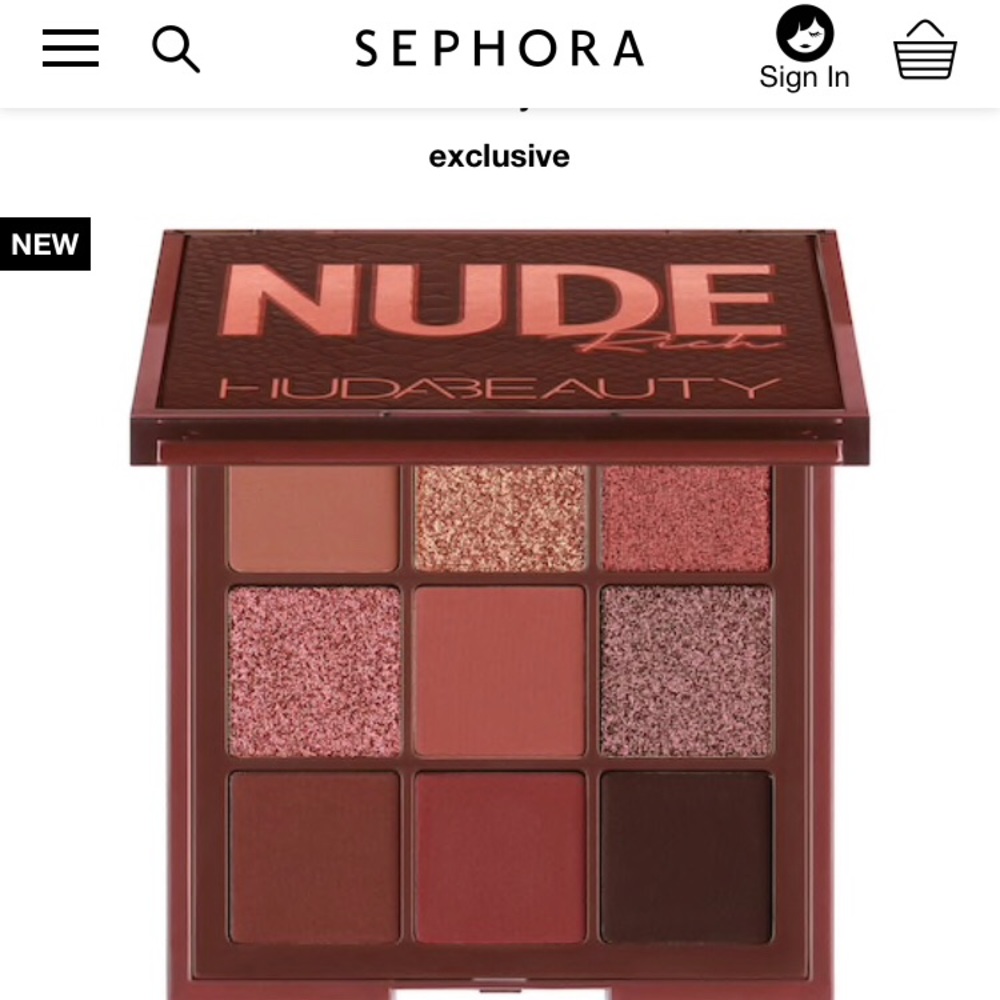 Huda Beauty Nude Rush Palette